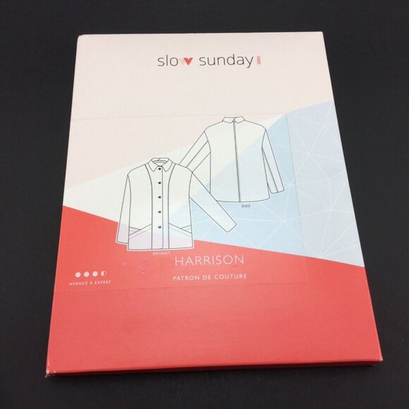 Slow Sunday Paris Harrison Jacket Veste Oversize Pattern Patron Uncut 34-46 2-14 - Picture 2 of 15